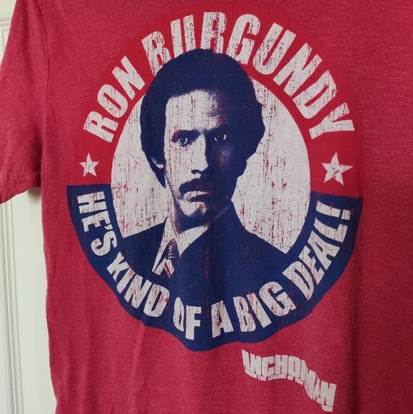 Anchorman: Ron Burgundy tshirt - Picture 2 of 4